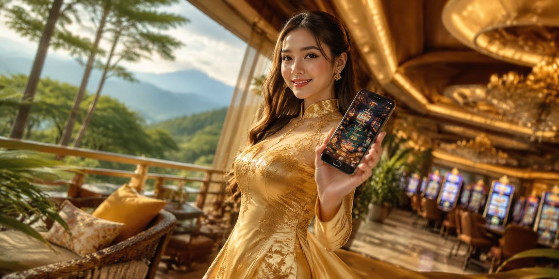 Khung cảnh chơi casino trực tuyến trên điện thoại